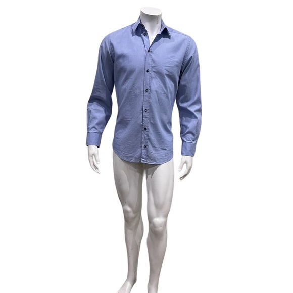 Dolce & Gabbana Martini Mens Blue Dress Shirt - Picture 1 of 7